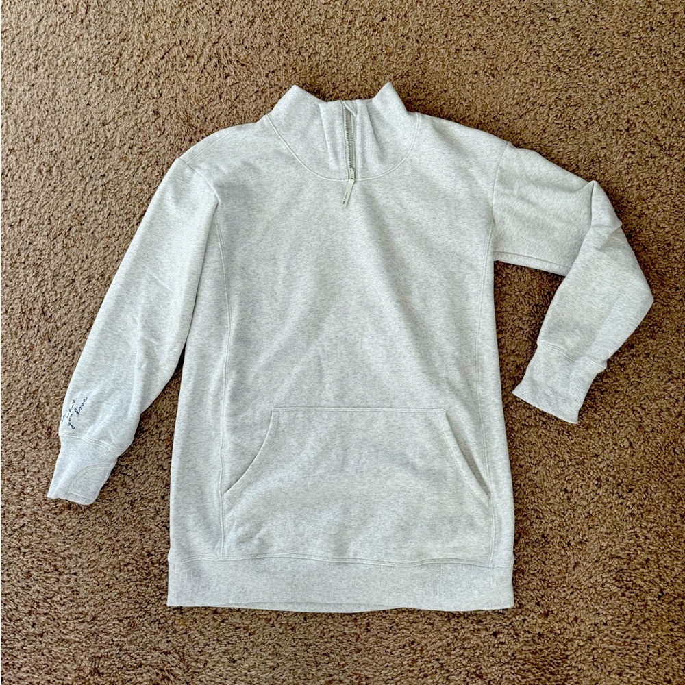 Athleta Girl 1/4 Zip Long Sweater